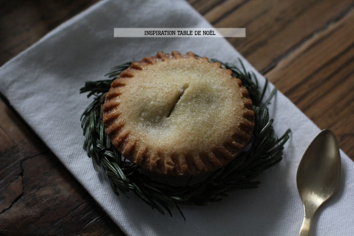 Inspiration pour une table de Noël