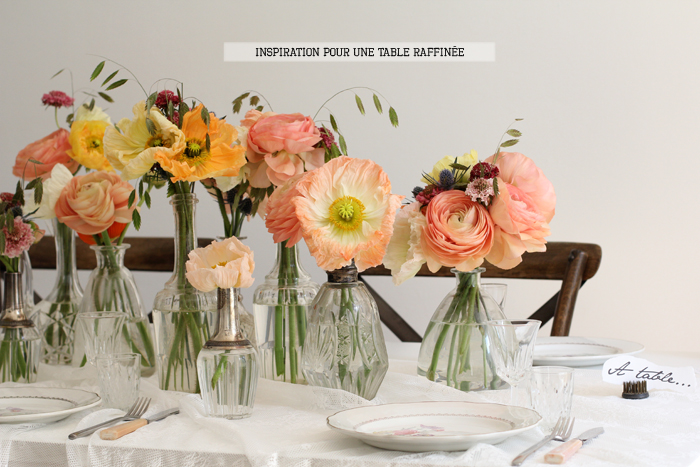 Inspiration pour une table raffinée